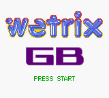 Wetrix GB (Europe) (En,Fr,De) Title Screen